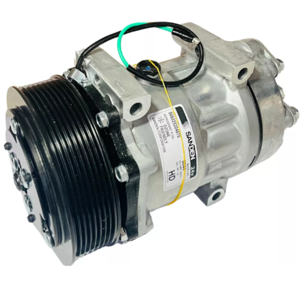 Compressor Ar Condicionado Caminhão 24v Fh Nh Vm Volvo - Image 2